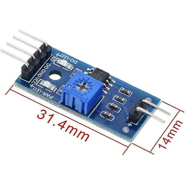 5 st jordfuktighetssensor fuktighetsdetektering vatten sensor modul Yl-69 sensor och Hc-38 modul för Arduino