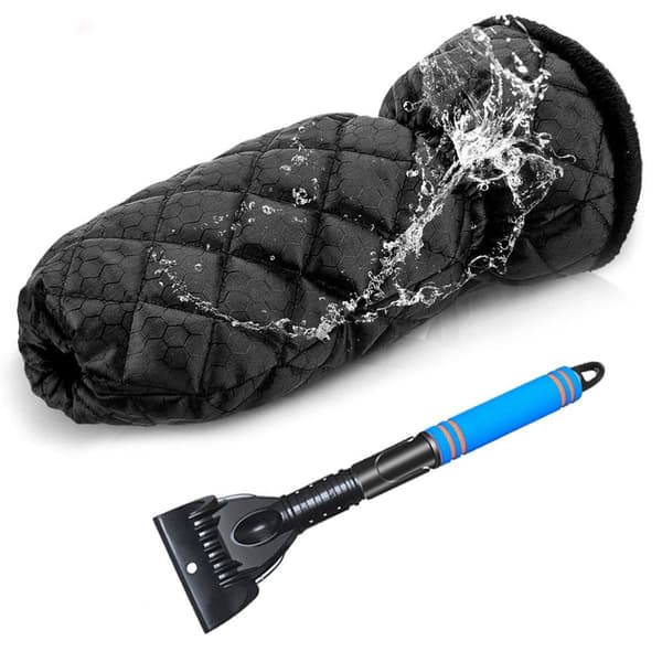 Ice scraper with adjustable glove car, ice scraper black KLB