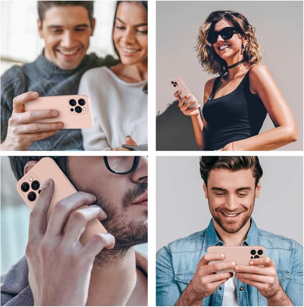 3-pakning designer iPhone 11-deksler, silikon full kroppsbeskyttelse [Forbedret