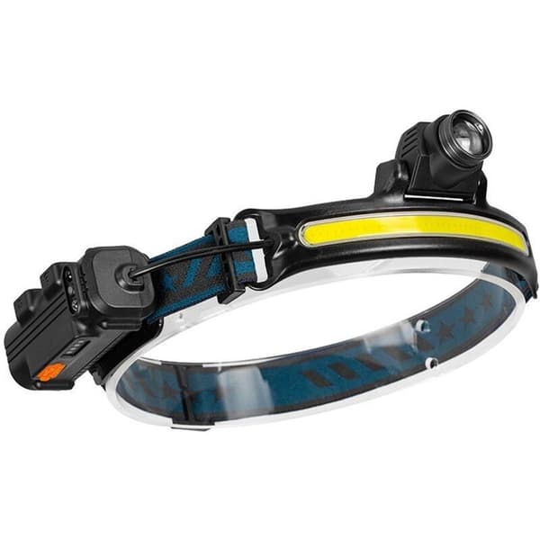 Powerful rechargeable LED headlamp, zoom headlamp with sensitive sensor