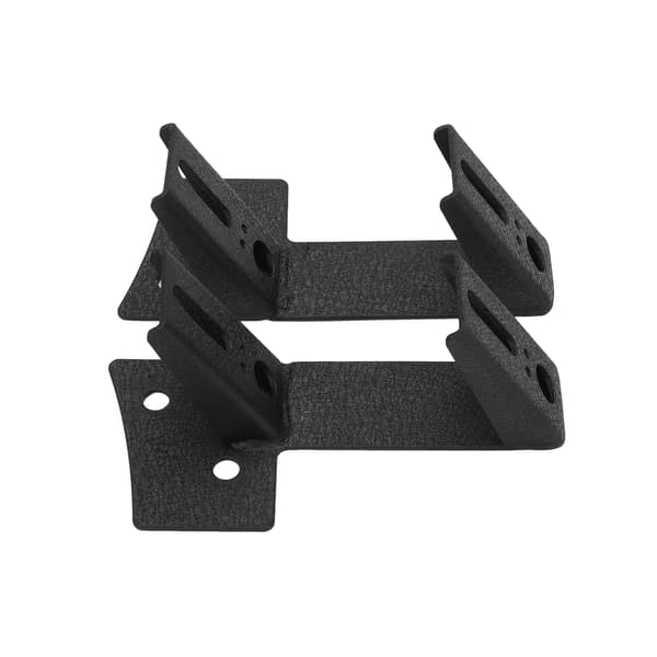 A-pillar Windshield LED Work Light Mounting Brackets Carbon Steel Replacement for Jeep Wrangler JK 2DR/4DR 2007-2017