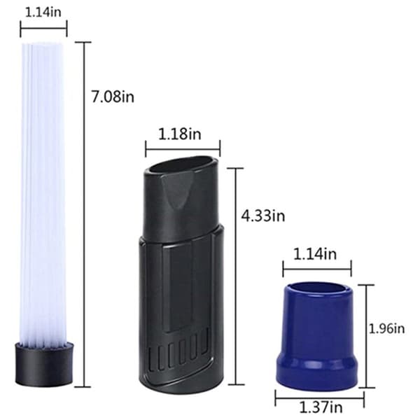 Universal Vacuum Cleaner Nozzle Small Straws Cleaning Tool Cleaning Brush Tool for Car Home