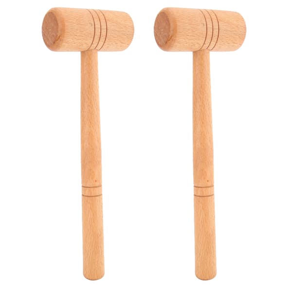 2 pcs/set Hammer Wood DIY Making Repair Jewelry Metalworking Tools