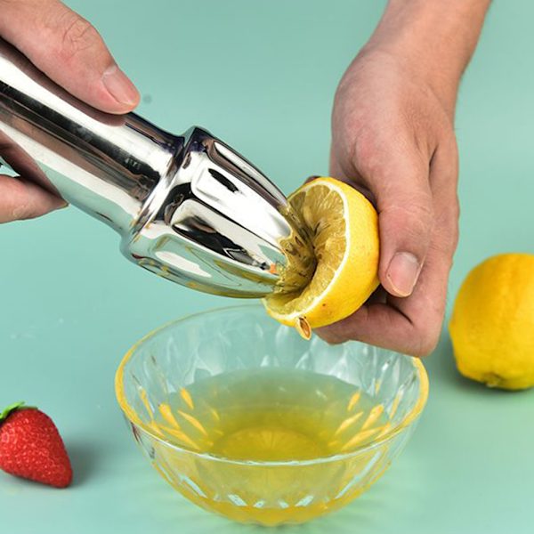 Professional Stainless Steel Manual Fruit Juicer Handheld Lemon Citrus Squeezer 1 Pack 1 Pack