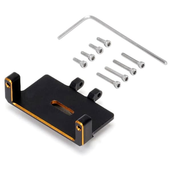 Metalservobeslag til ES08MA II servomotor til Axial SCX24 C10 JLU 1/24 RC bildeler, gul