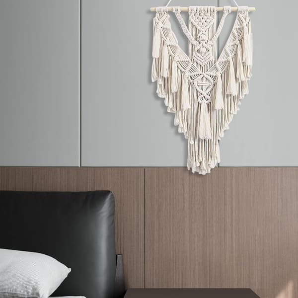 Macrame Wall Hanging, Large Bohemian Wall Decor 70x5