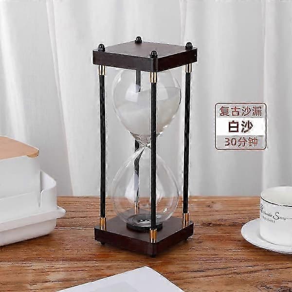 Stort timeglas 60 minutter, timeglas, regnbueglas-timeglas, gave-timeglas, til hjemmet, skrivebord