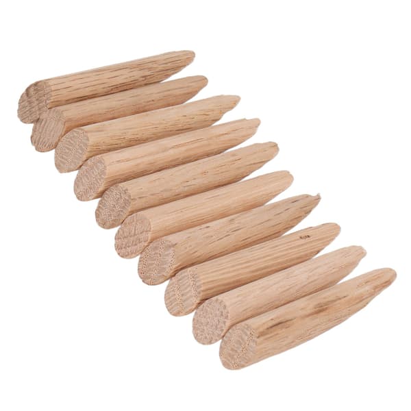50 stk Lommehullplugg 9,5 mm Treplugg Jigg Tilbehør Delssett Kit for Trebearbeiding Eik
