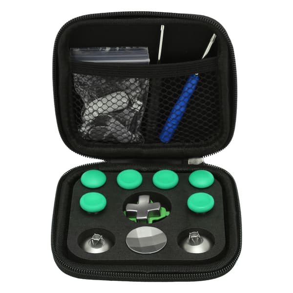 Handle Metal Key Paddle Set Professional Aluminum Alloy Replacement Control Key Paddle Kit for PS4 Green