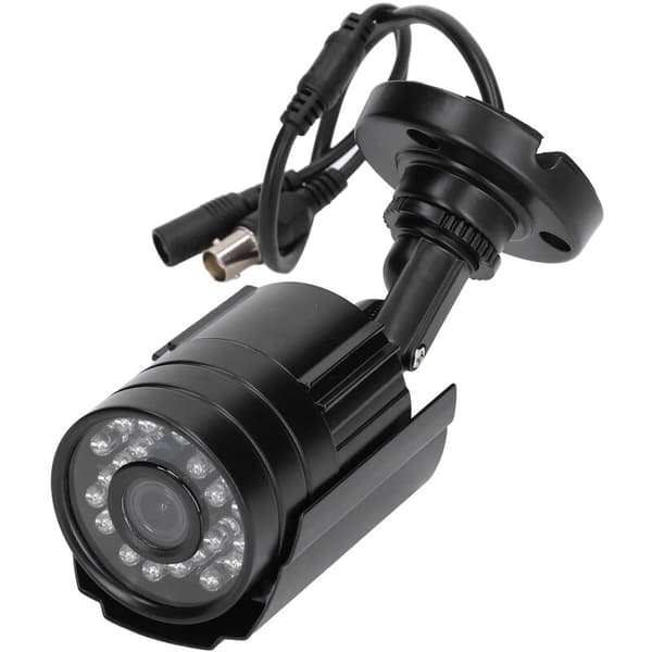 Sikkerhetskamera 4 i 1 Analog CCTV-kamera Overvåkingskamera 3,6 mm Objektiv Vanntett Infrarød Nattsyn for Utendørs Innendørs NTCS