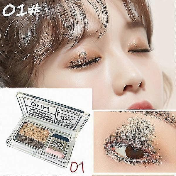 Eyeshadow Quick-drying Double Gradient Eyeshadow Easy to Use Long-lasting Waterproof Eyeshadow