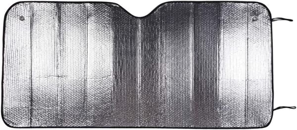 Fällbart UV-skyddande solskydd för bilruta 130 x 60 cm Tjocklek 2 mm