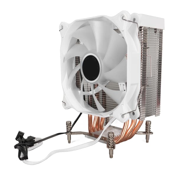 ARGB CPU luftkjøler 4 kobbervarmerør Enkel vifte Hydraulisk 120 mm PC CPU kjølevifter for 2011 B selv bakplan hovedkort
