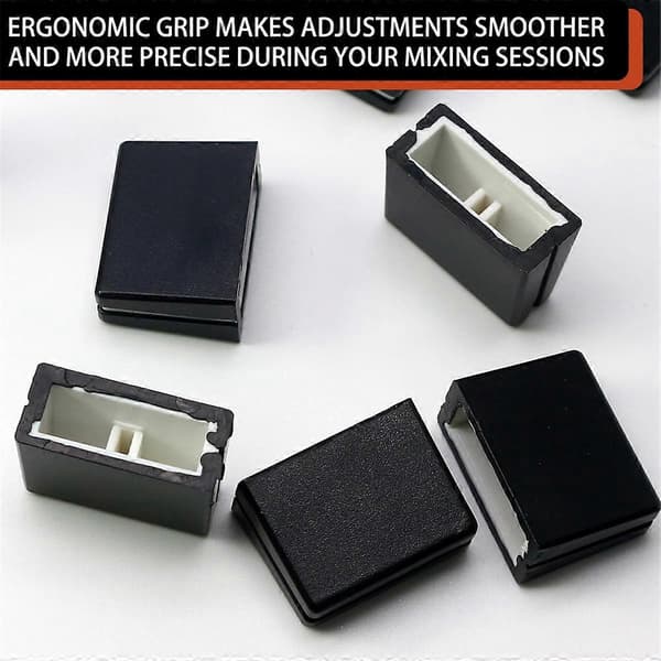 10 stk. Faderkapper Mixer Fader Slider Knapper Erstatningsknapper Kapper til Mixer Konsol Tilbehør