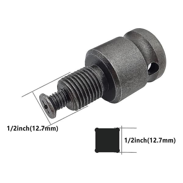 1,5-13 mm Keyless Drill Chuck 1/2 inch-20unf with SDS-plus 1/4 inch Hex 1/2 inch Socket Square Wrench A