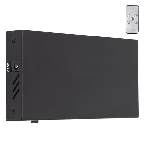 HD-multimedialiitäntäkytkin 5x1 4Kx2K, tukee 3D-kaukosäädintä KLB