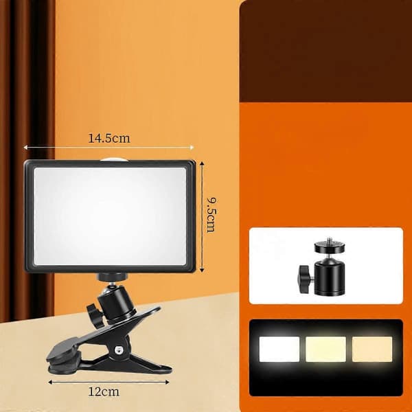 Kameralampe LED Videolampe Panel Fyldlys Fuld farveudgang Bløde Videolys