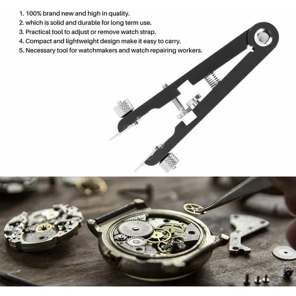 6825 Watch Strap Remover Adjustment Tool Professional V-Spring Bar Pliers for Watchmakers Watch Tool