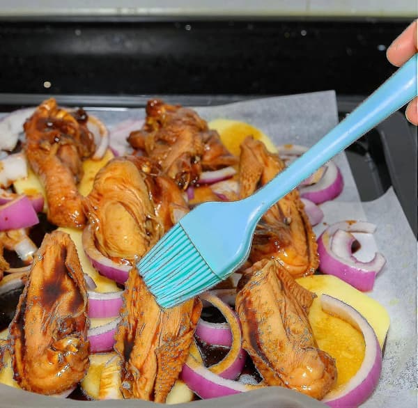 Sl Bakelseborste, Pensel for matlaging, baking, grilling (6 stk, flerfarget)