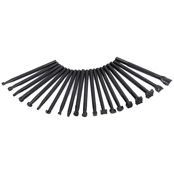 20 Pieces Leather Stamping Tools, Various Patterns, Durable Leather Stamp Tools with Non-Slip Handle for DIY Crafts