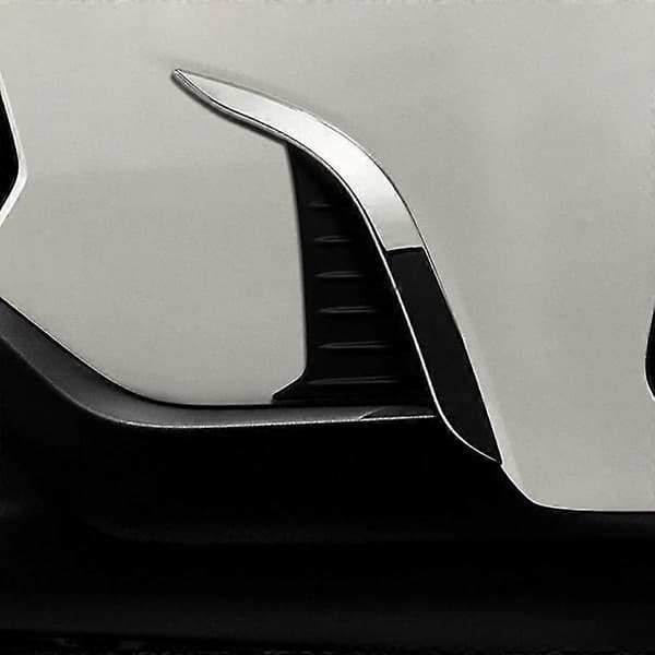 För Corolla Cross 2020 2021 ABS Krom Främre Bakre Dimljus Ögonlock Ögonbryn Trim