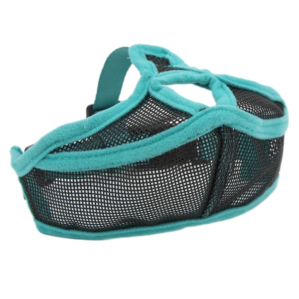 Short Snout Dog Muzzle Mesh Adjustable Breathable Anti-Biting Bulldog Short Snout Muzzle for Dogs XL