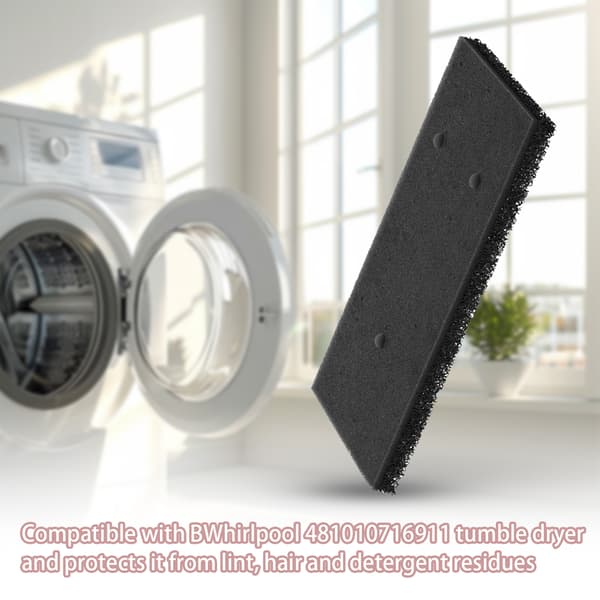 Kuivaussuodatin 4 kpl Musta Whirlpool 481010716911