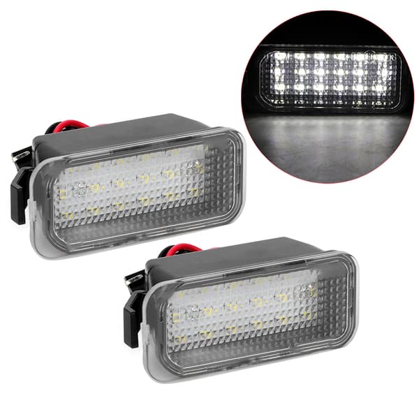 1 par DC12V 3200K 18 LED-nummerpladelys passer til Focus DYB 10-DC12V