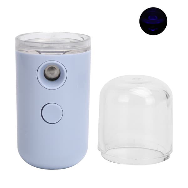 Handheld Facial Mist Sprayer Rechargeable Moisturizing Face Humidifier Sprayer Light Purple