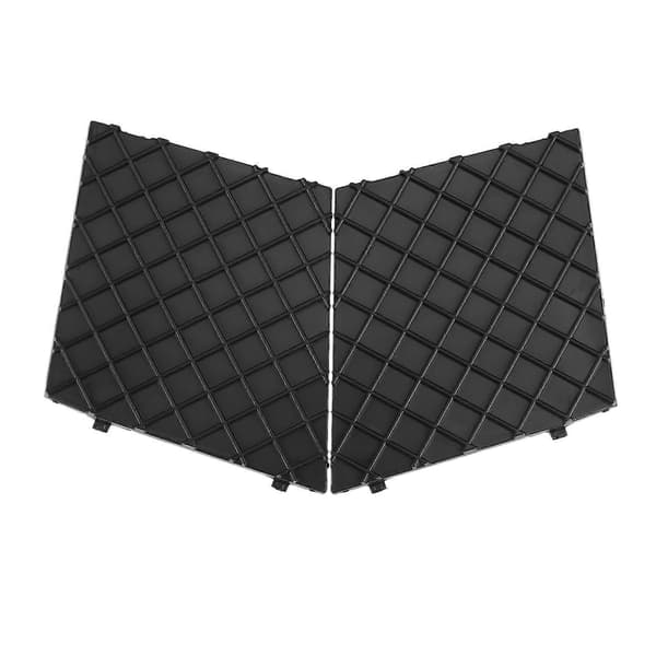 Black Front Bumper Lower Mesh Grill Trim Cover Pair Left Right For E60 E61 M