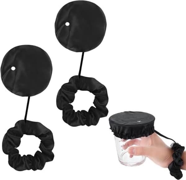 Reusable Scrunchie Drink Covers - Safety Cup Covers for Women - Prevent Drugging
