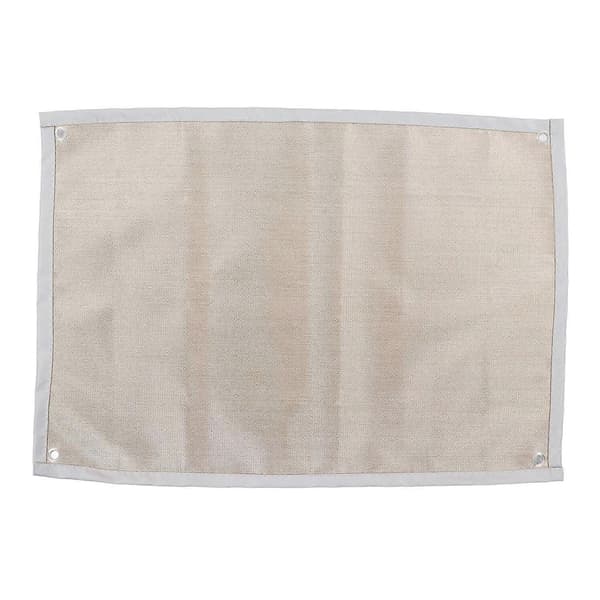 Fiberglass Fire Blanket, Flame Retardant Heat Insulating Emergency Blanket, Gold