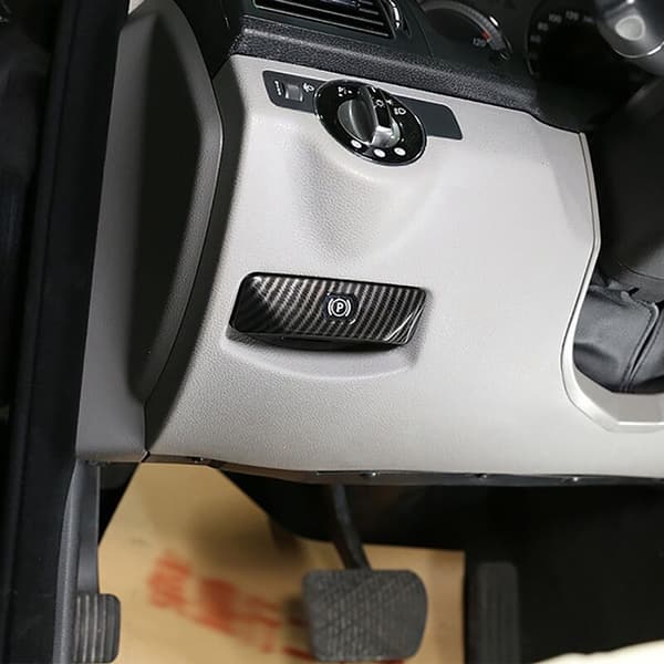 Chrome-plated Electronic Parking Brake Button Frame, Cover Trim for C E-Class W204 X204 W212