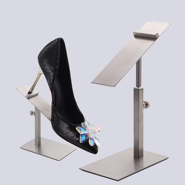 Shoe Rack Metal Stand Prop Modern Adjustable Storage For Shoes Sandals Store