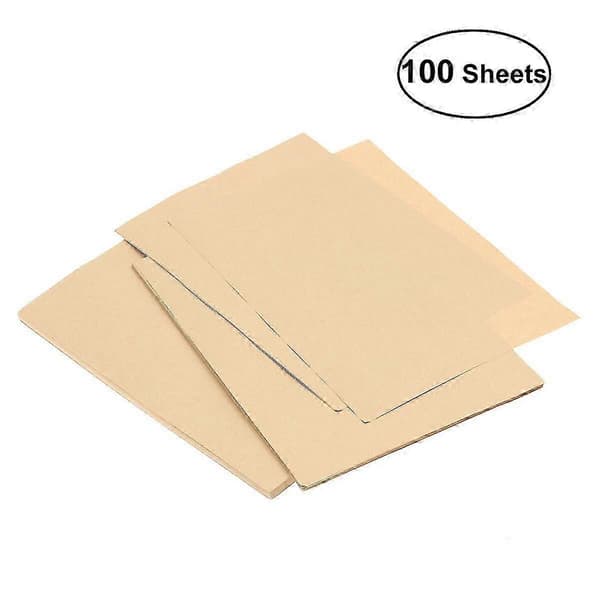 100 ark A5 Vintage Blank Kraft Brevpapper Retro Skrivpapper