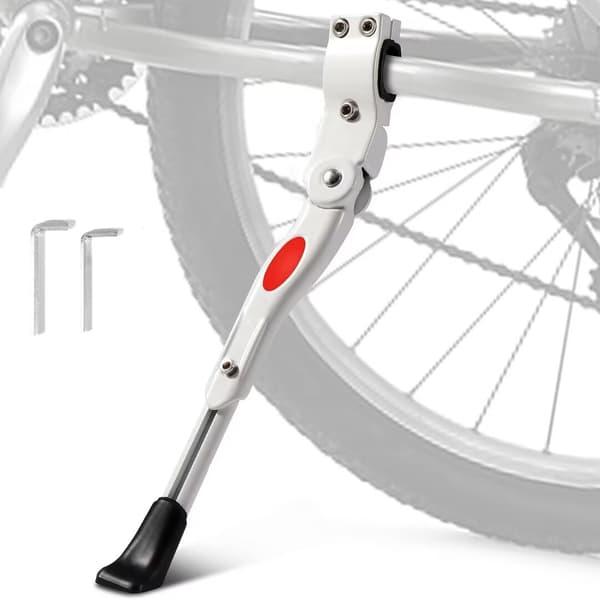 Cykelstöd, Sidomonterat, Höjdjusterbart med Halkskyddande Gummi