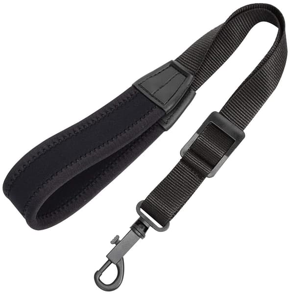 Saxophone Strap, Adjustable Saxophone Neck Strap (Black)
