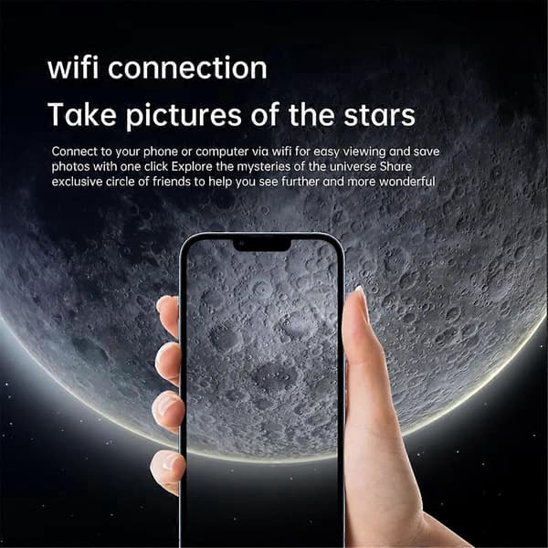 30070 WIFI Electronic Eyepiece for Astronomical Telescope Monocular 70MM Large Aperture for Stargazing