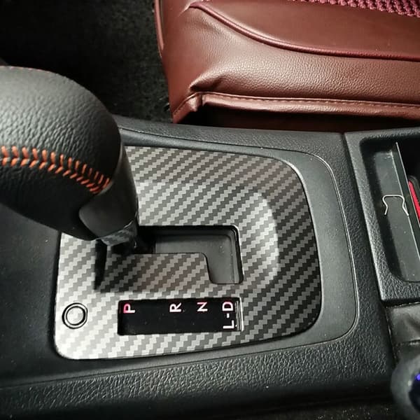 Til XV 2012-2014 Bil Gear Shift Knob Panel Cover Dekal Trim Dekor Ramme Dekal Tilbehør, Mat Fiber