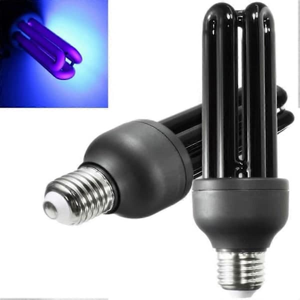 E27 40W UV-lampe, UV Ultraviolet, ideel til belysning af reaktive overflader