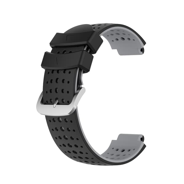 Silikone armbånd Garmin Forerunner 220, 230, 235, 630, 620, 735XT, Approach Sort