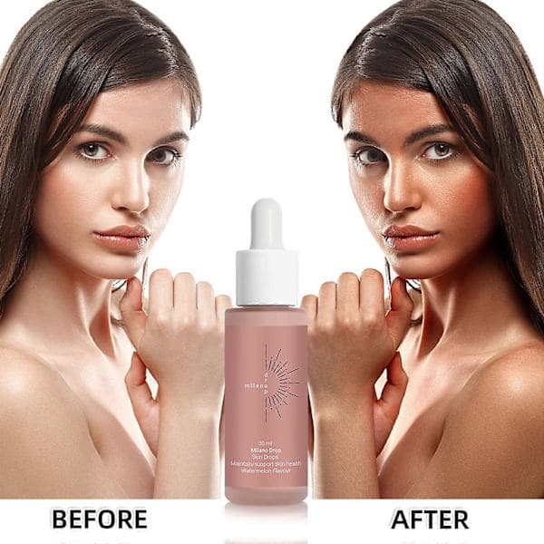 Self-Tanning Drops - Liquid Bronzer for Natural Sunless Tan, for Body and Face, 2-Pack