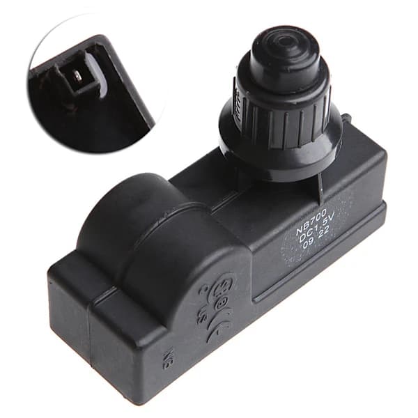 BBQ Gas Grill Igniter Push Button 1 Outlet AAA Battery Powered Replacement for Grill Repair Black