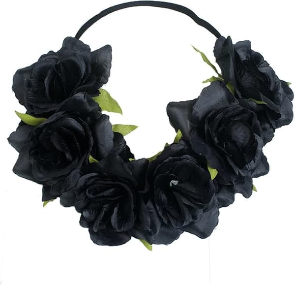 Rosensommar kronefestivalhodebånd Hippie Blomsterhodeplagg DXGHC