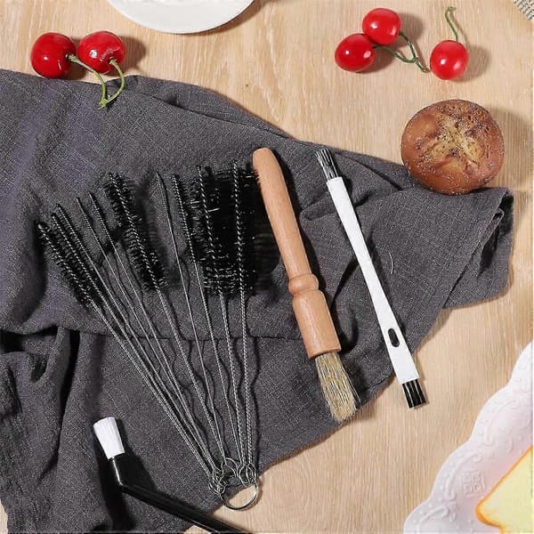 Coffee Grinder Brush Set, 13 Pieces Coffee Brush Espresso Machine Cleaning Brushes Kit for Espresso Mac