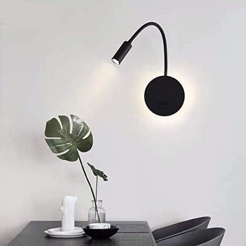 3W + 8W LED sengelampe til læsning LED fleksibel svanehals
