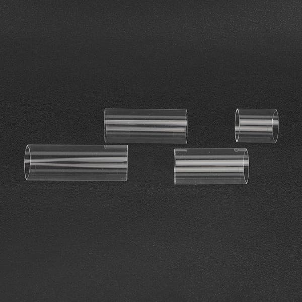 Gitarr Slide Transparent Glas Bas Hållbara Sträng Slides Cylinder Ljus Ton BarSet