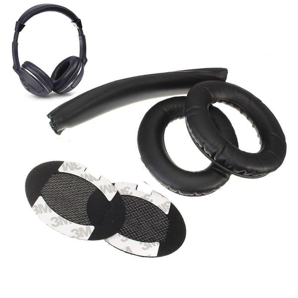 Erstatningsputer Øreputer Øreklokker Hodebånd for BOSE QuietComfort QC15 QC2 Hodetelefoner