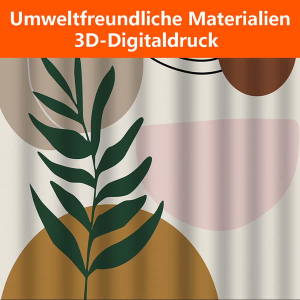 Dusjforheng 180x180cm, vannavvisende, vaskbare polyester badeforheng for baderom, badekar