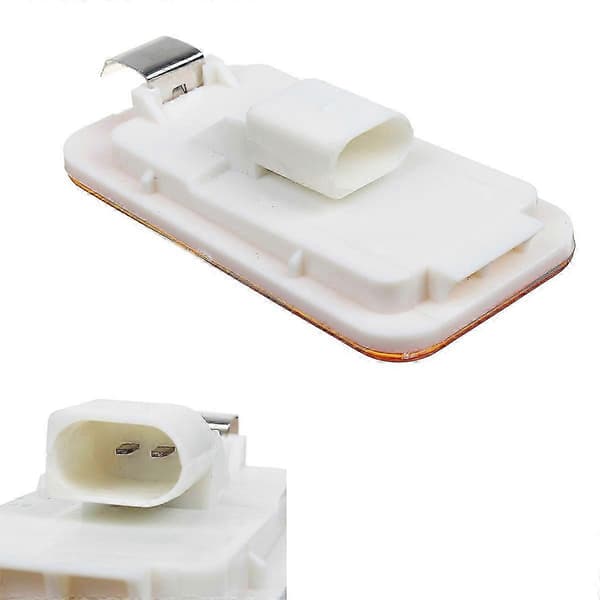 2 stk. 24V Bil Lastbil LED Sidemarkeringslys 4LEDs Gult Indikator Advarselslamper til Lastbiler FM/